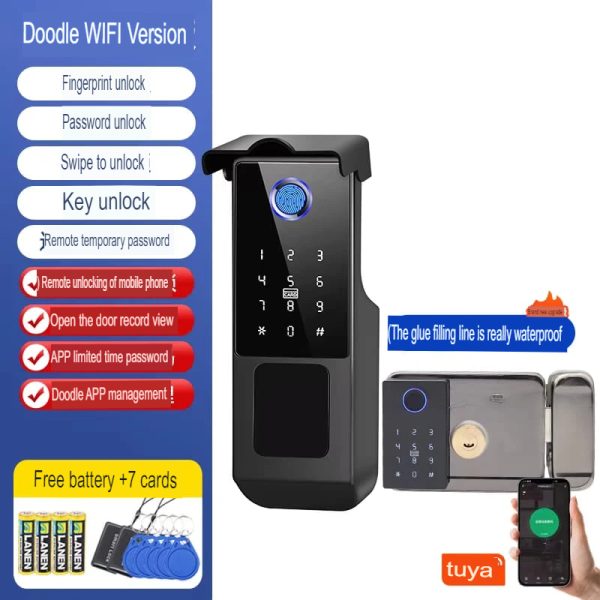 Tuya Smart Wifi Double Side Fingerprint Lock